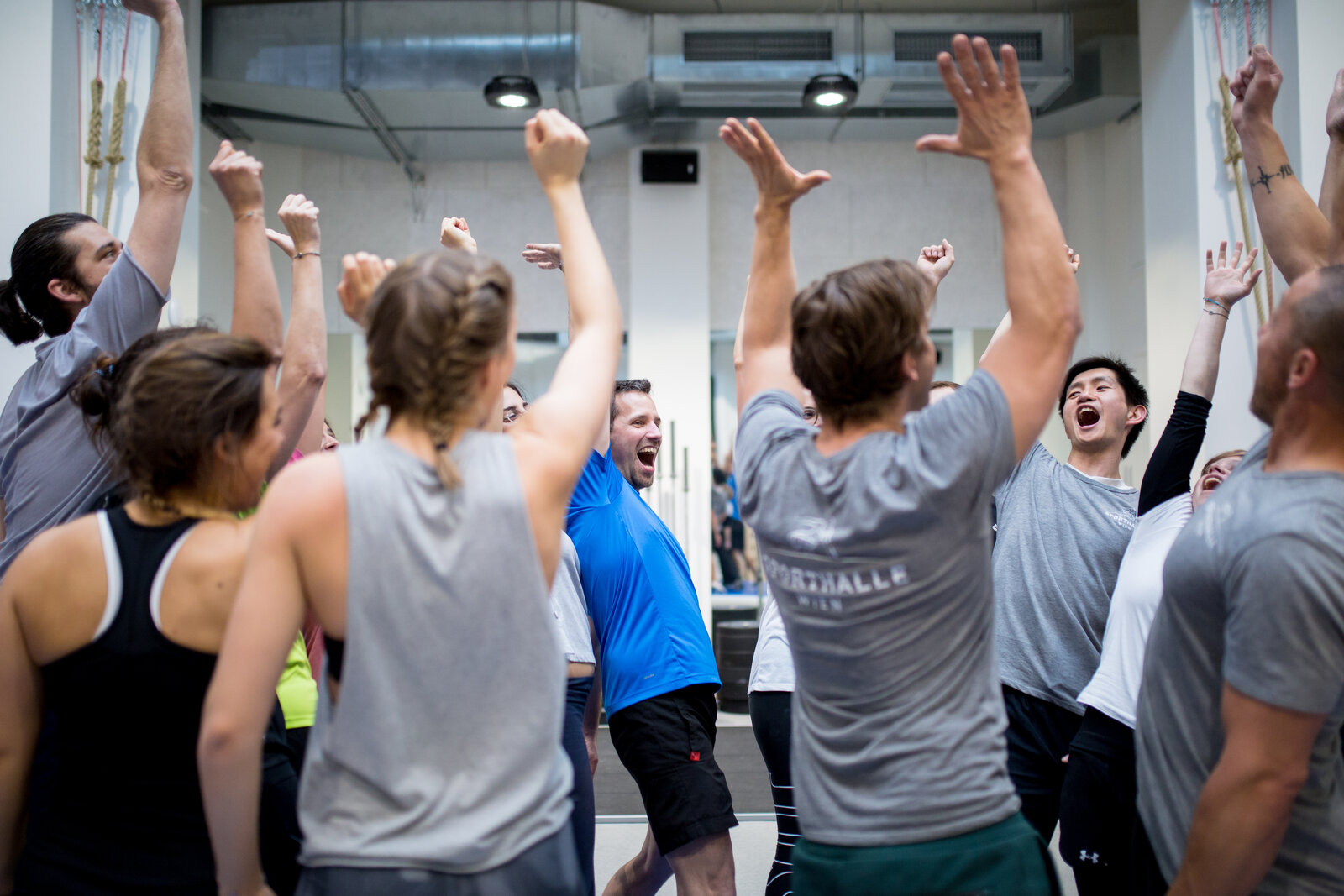 Das Team der Sporthalle Wien – Sportwissenschafter und Trainer